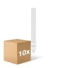 Multipack 10x Noxion Lucent PL-S LED  6W - 827 Extra Warm White | 2-Pin - Replaces 11W
